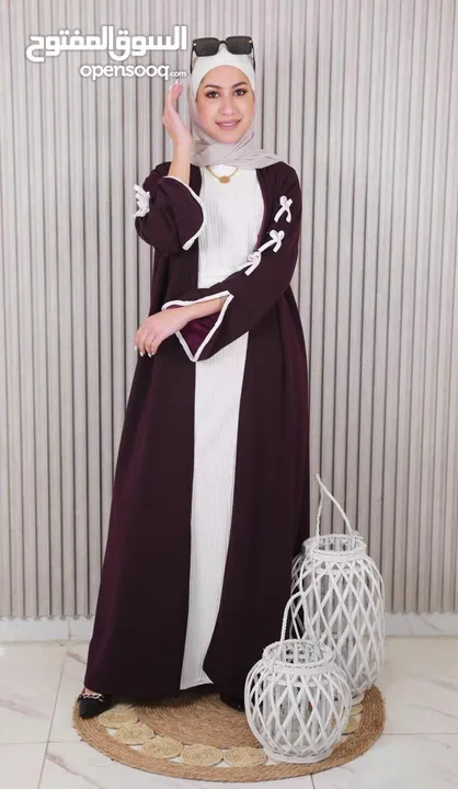 عباية بأناقة راقية ولمسة عصرية   لكل محبات الأناقة، هالعباية المميزة بلونها وتصميمها العصري هي ال