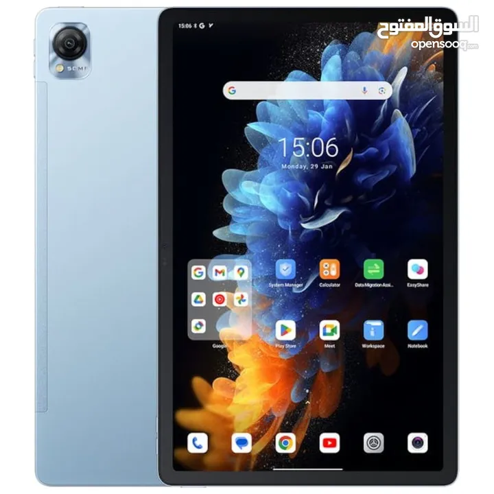 Black view Mega1 256G 24ram 12+12  بلاك فيو شاومي تاب بلاكفيو  Blackview tab mega 1  كفالة الوكيل