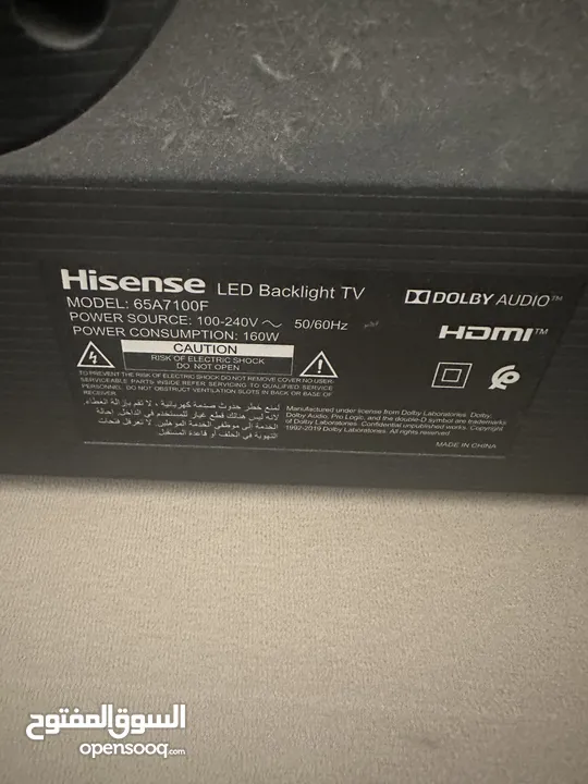 Smart Hisense Tv 65”