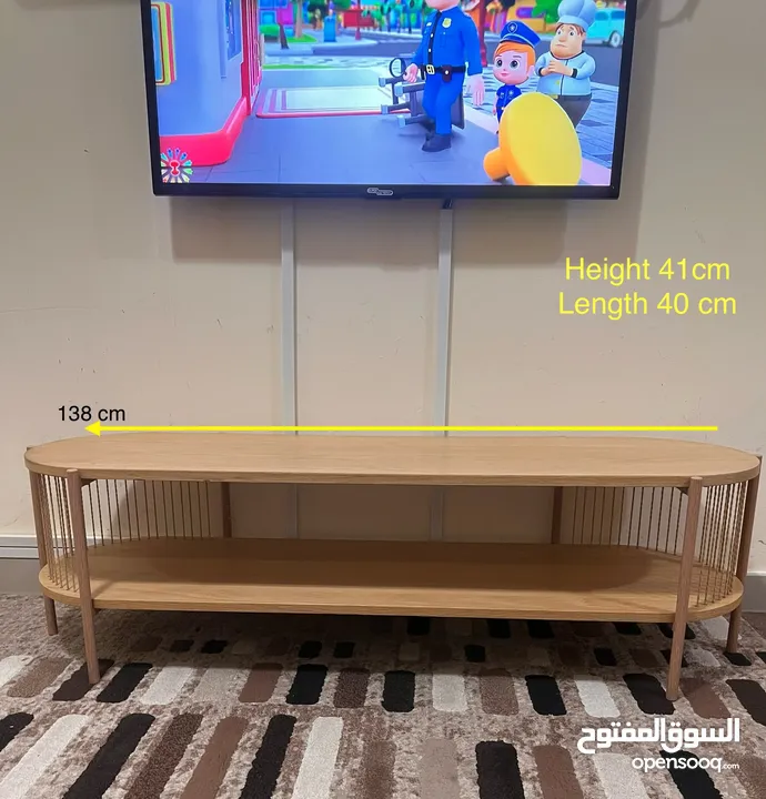 Tv table cabinet brand new للبيع for sell