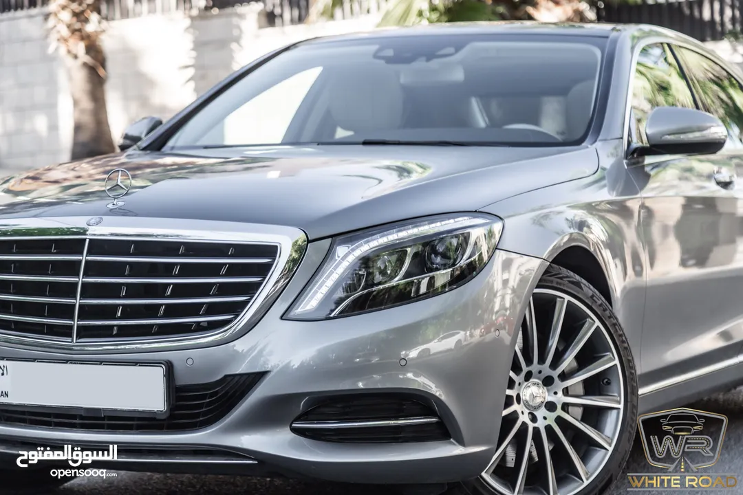 Mercedes S400 2015   السيارة وارد الشركة و قطعت مسافة 111,000 كيلو متر