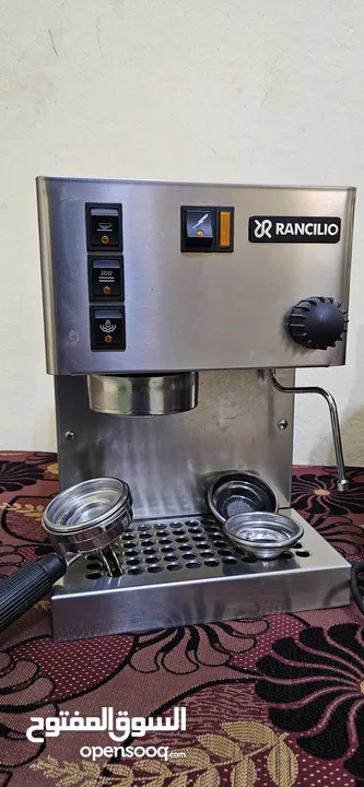 تجربة مكياطه احترافية بجودة إيطالية في منزلك أو مكتبك rancilio مكينه قهوة مع رحايه من رانشيلو