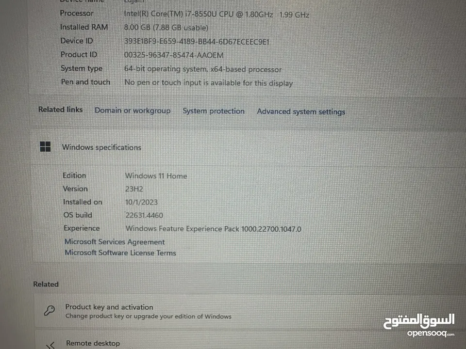 HP pavilion 15cs0058od