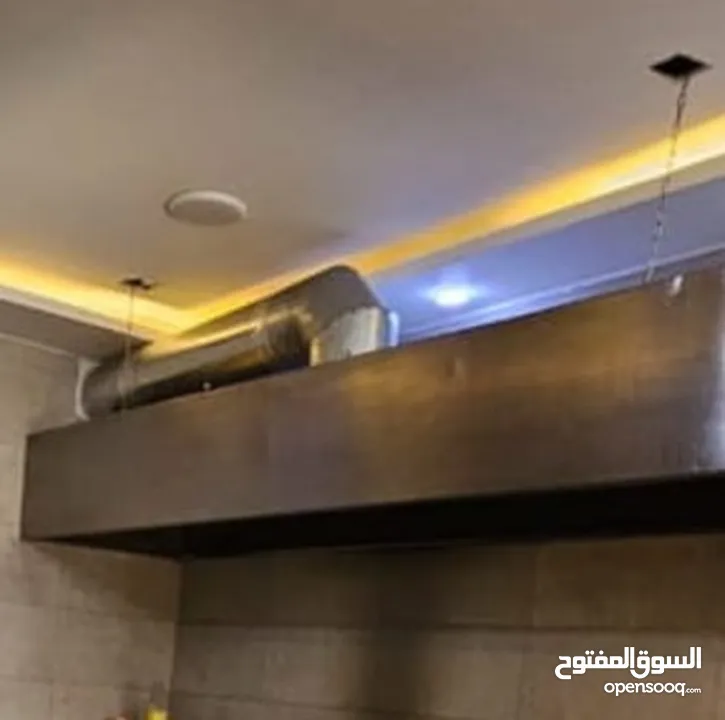 هود ستانلس للبيع بحاله الوكاله شفاط تيربو استخدام بسيط جدا  الموقع السلط بسعر 400 دينار