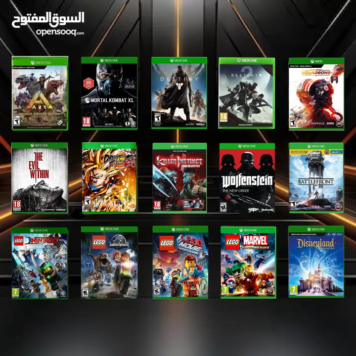 Xbox Game Cd’s for series x & one x/s  أقراص ألعاب لاجهزه إكس بوكس سيريس & ون