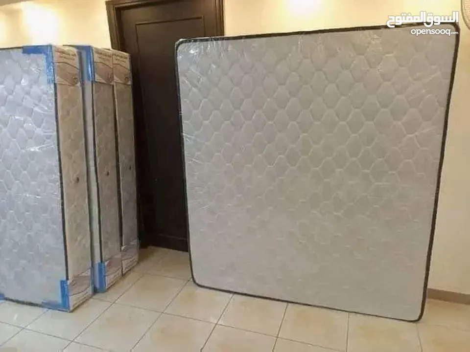 عروض نار على فرشات الزنبرك المجوز فقط 50دينار  170*190*25 200*180*25 قماش جاكار تركي مبطن