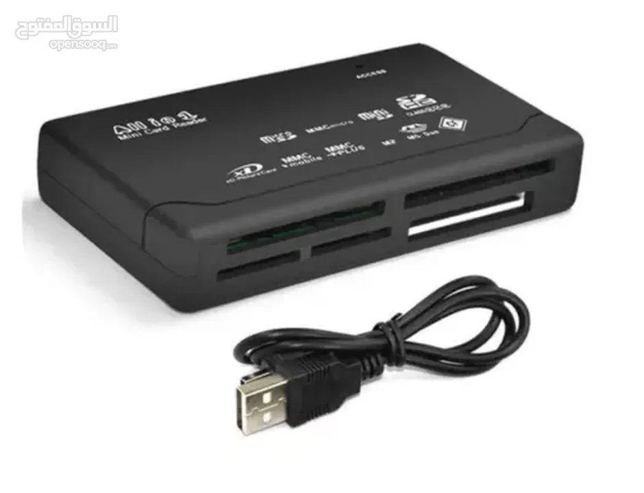 Black 26-IN-1 USB 2.0 MEMORY CARD READER FOR CF/xD/SD/MS/SDHC