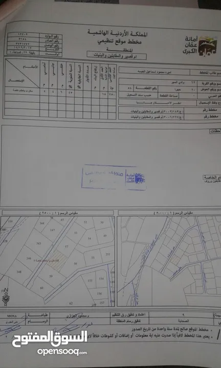 ارض للبيع على شارع المطار خلف كازية المناصير و أسفل مطاعم قصر الصنوبر
