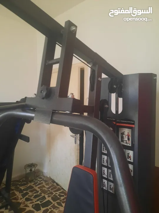 جهاز هوم جيم بحالة الوكاله استعمال خفيف 75 كيلو للبيع موجود بالسلط