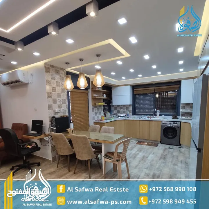 شقه مميزه جدا مفروشه للايجار شارع القدس بالقرب من بكدار موقع مميز قريب من كل الخدمات