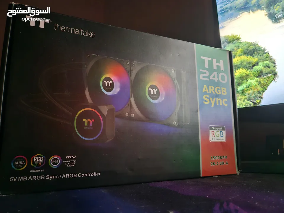 مبرد مائي 240mm  AMD و Intel