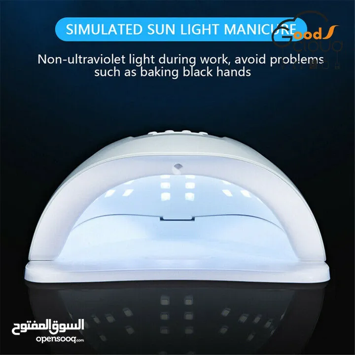 مجفف طلاء الاظافر 80 واط Nail Lamp