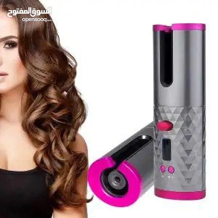 Cordless Hair Curler  مجعد الشعر اللاسلكي