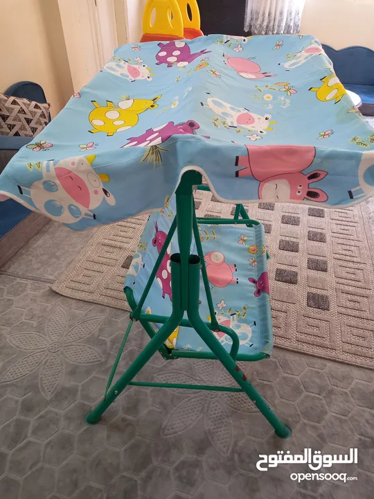 مرجيحة اطفال شبه جديده