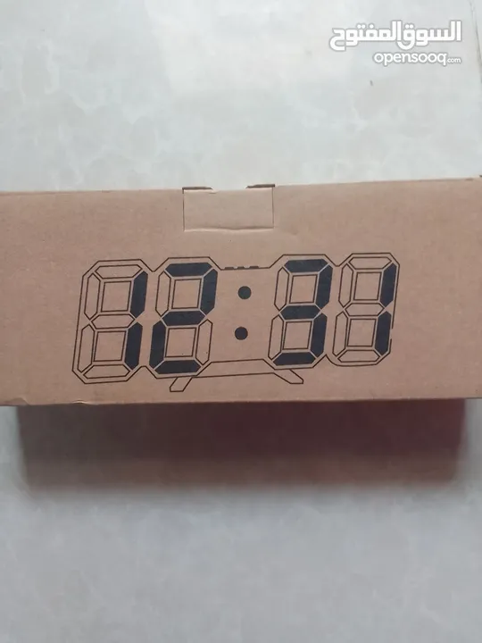New 3D LED Digital Clock/ساعة رقمية ثلاثية الأبعاد