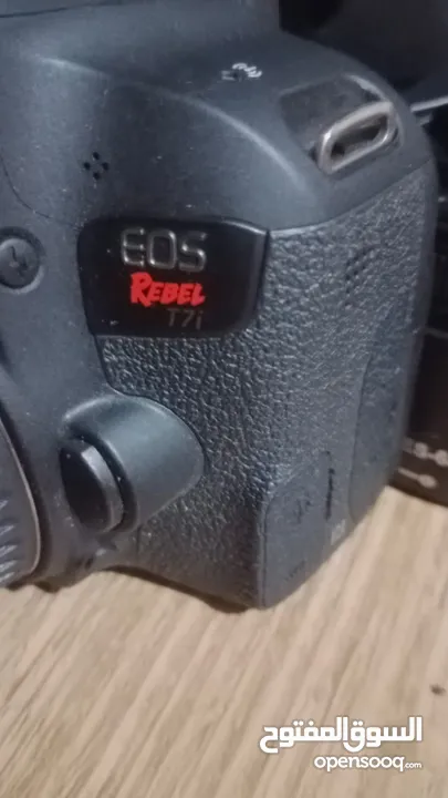 كاميرا  canon EOS Rebel T7i /عدسة 50 mm