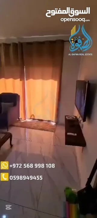 شقه مميزة وهادئه مريحه للسكن عين منجد قرب مركز الشرطه