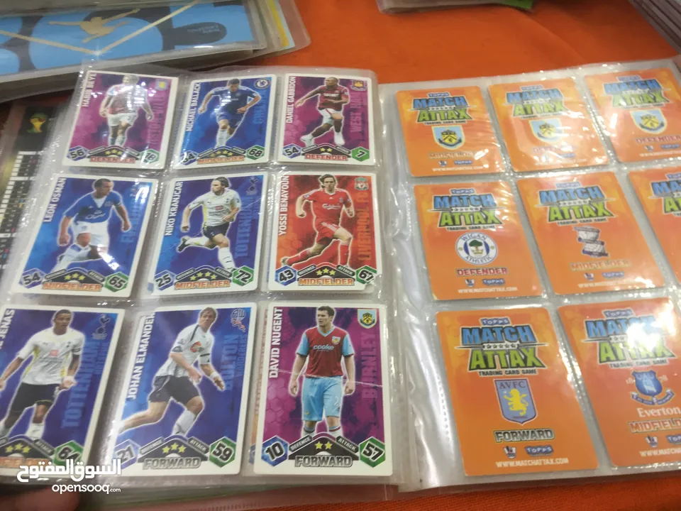 بطاقات رياضة رسمية panini and Topps