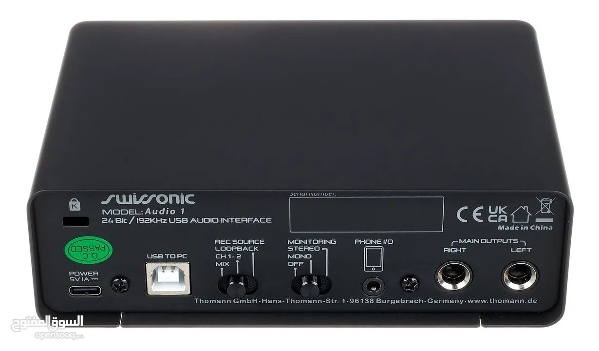 Swissonic Audio 1 Interface