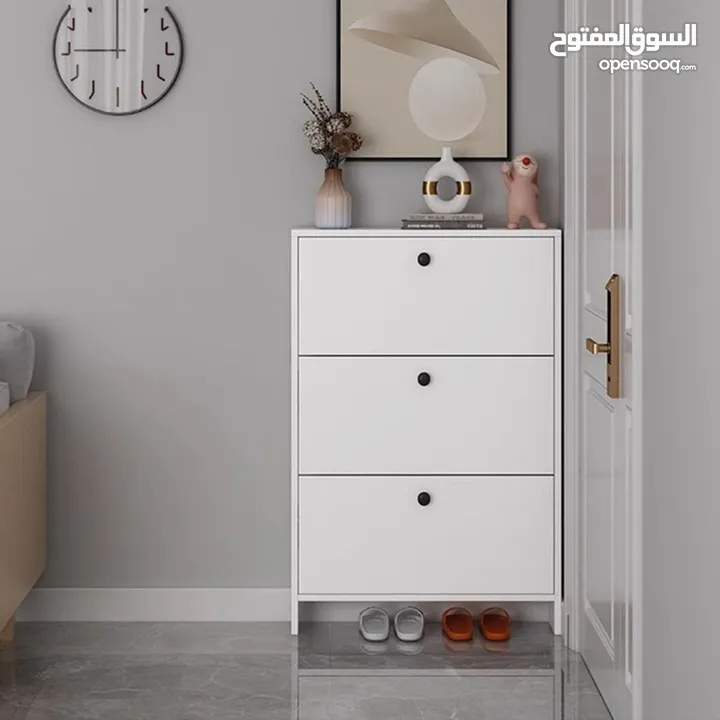 خزانة واحدة تغيّر شكل مدخل بيتك خزانة أحذية قلابة عصرية وموفرة للمساحة نظّمي مدخل منزلك بذكاء