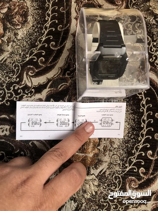 ساعة كاسيوw800H جديده مع كفالة مدة عام