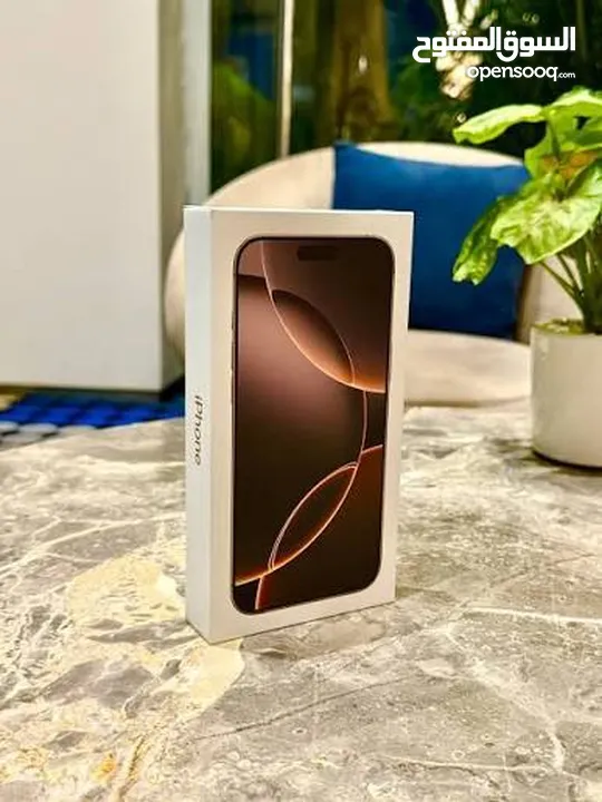 Iphone 16 pro max 256 desert شرق اوسط