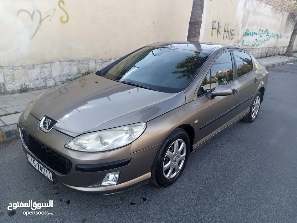 بيجو 407  بحالة الوكالة إستعمال شخصي  ترخيص سنة وتامين سنة السيارة نخب النخب محرك ممتاز جير ممتاز