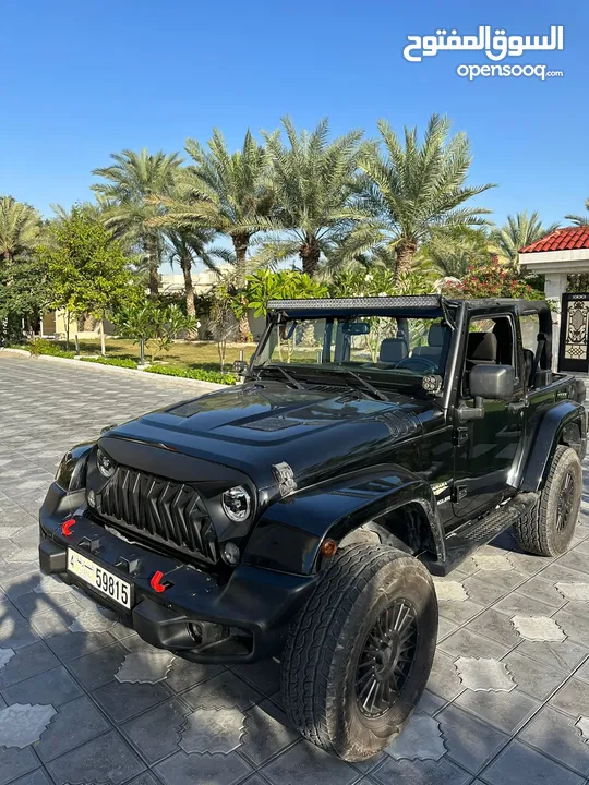 Jeep wrangler sahara 2014 Gcc