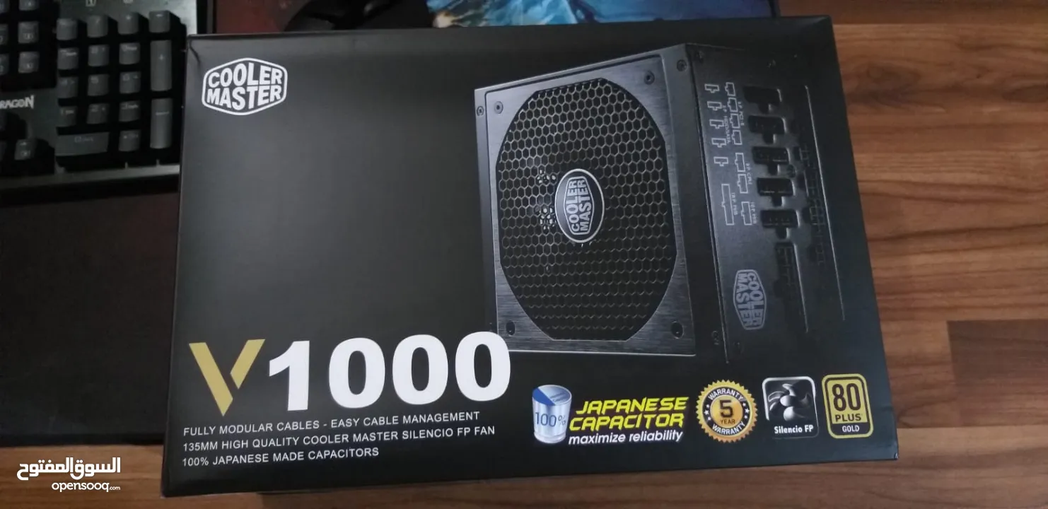 Cooler Master Power Supply 1000W 80+ Gold Used Like New