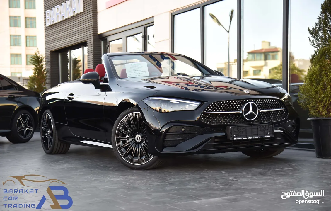 مرسيدس سي ال اي كشف نايت بكج مايلدهايبرد موديل2024 Mercedes CLE200 Convertible AMG Kit Night Package