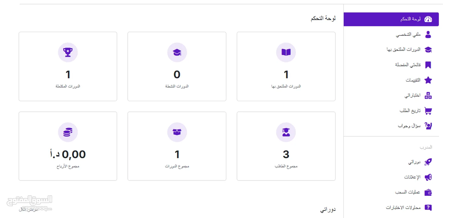 تصميم موقع الكتروني مع لوحة تحكم