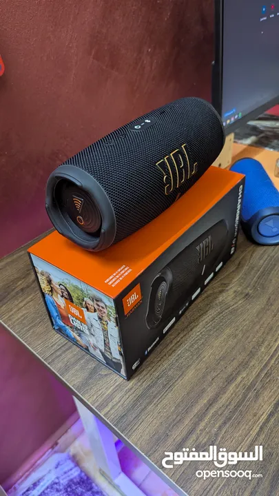 JBL Charge 5 Wi-Fi جديدا استعمل تجربه فقط النسخة الجديدا صوت JBL الأصلي الجريء مع صوت جهير عميق