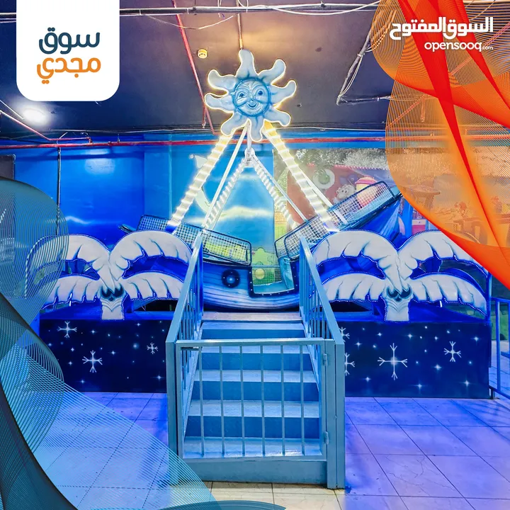 مدينة ملاهي والالعاب  كامله للبيع بدون الموقع