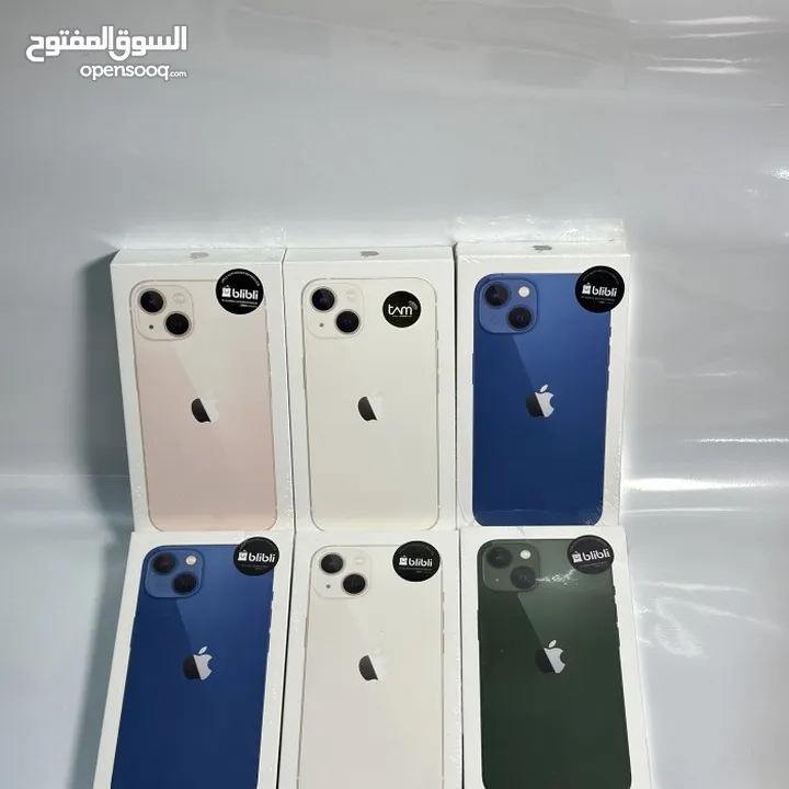 iPhone 13 (128GB/256GB)  ايفون 13 كفالة لمدة عام من تاريخ الشراء