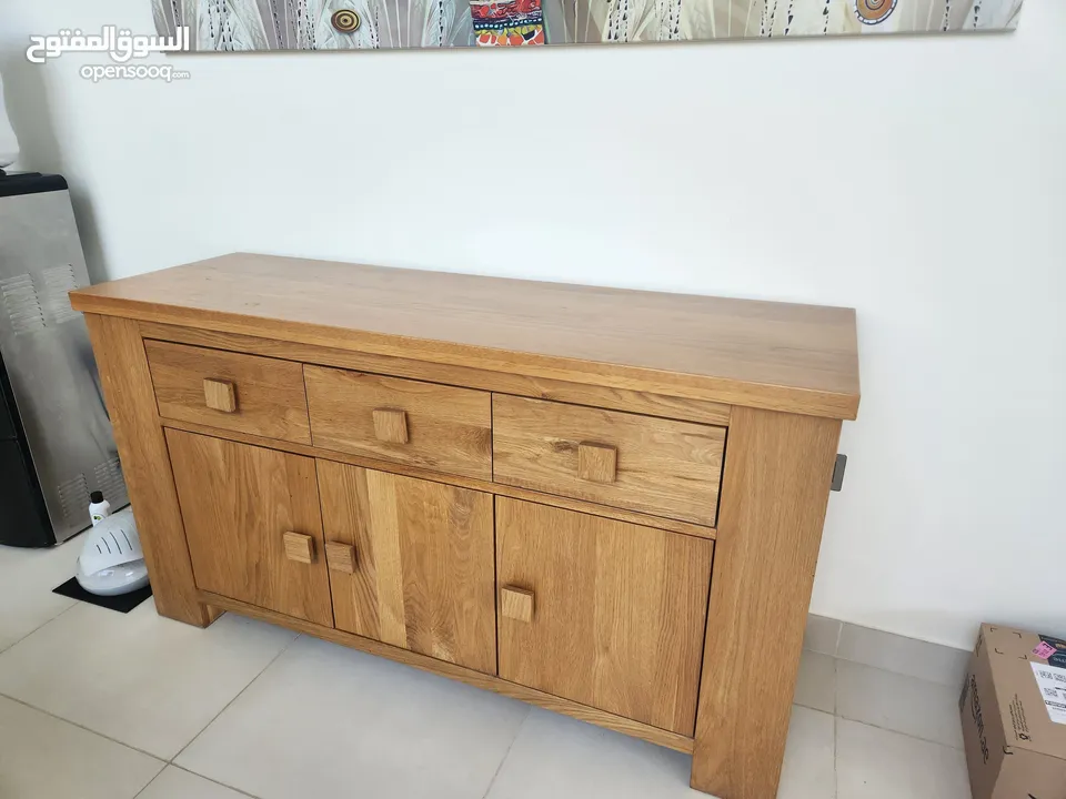 Solid oak furniture set for sale