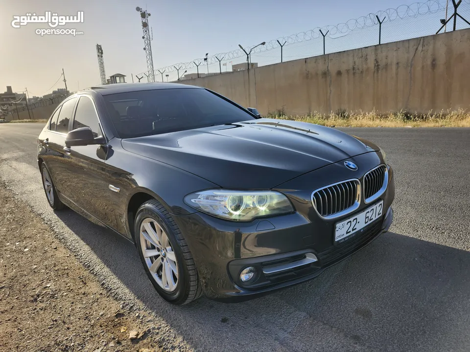 BMW 520 موديل2014 فحص كامل فل كامل   ممشى قليل بحالة الوكالة