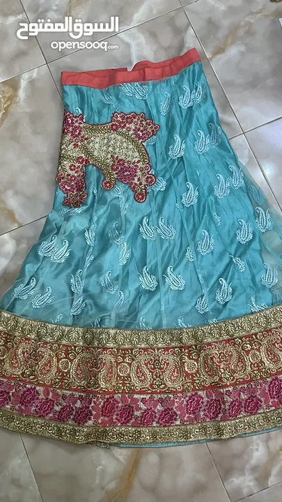 لبسة هندية تقليدية جميلة
