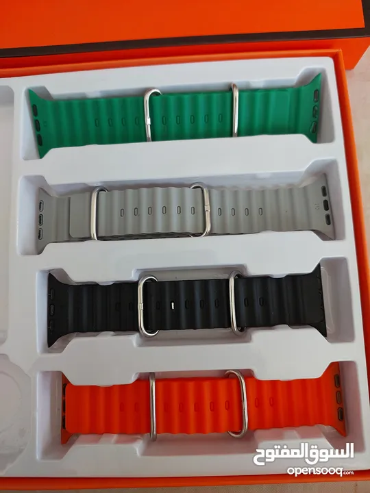 ساعه تتش كل التطبيقات جميله  جدا وتنشبك على الهاتف بلوتوثdt2  4in1 strap ultra watch ساعه ذكيه