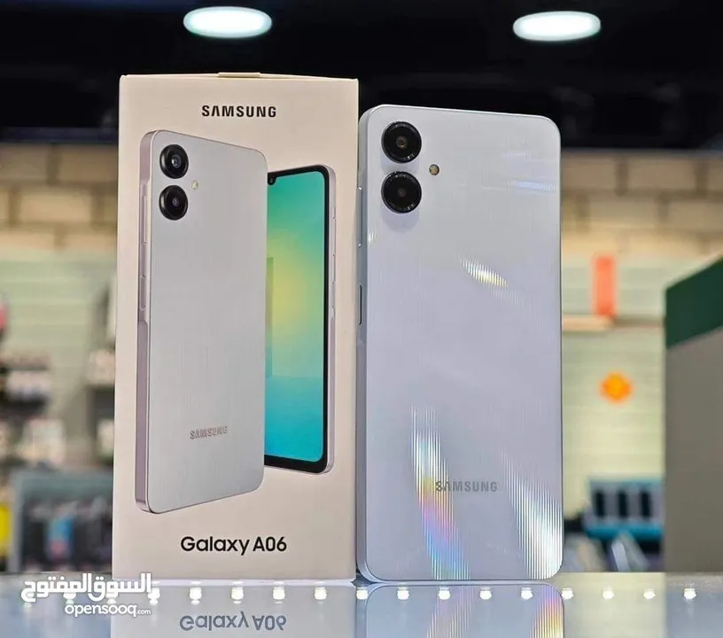 مستعمل ايام Samsung A06 رام  8 و 12 جيجا 64 و 128 أغراضة والكرتونه الأصلية متوفر توصيل