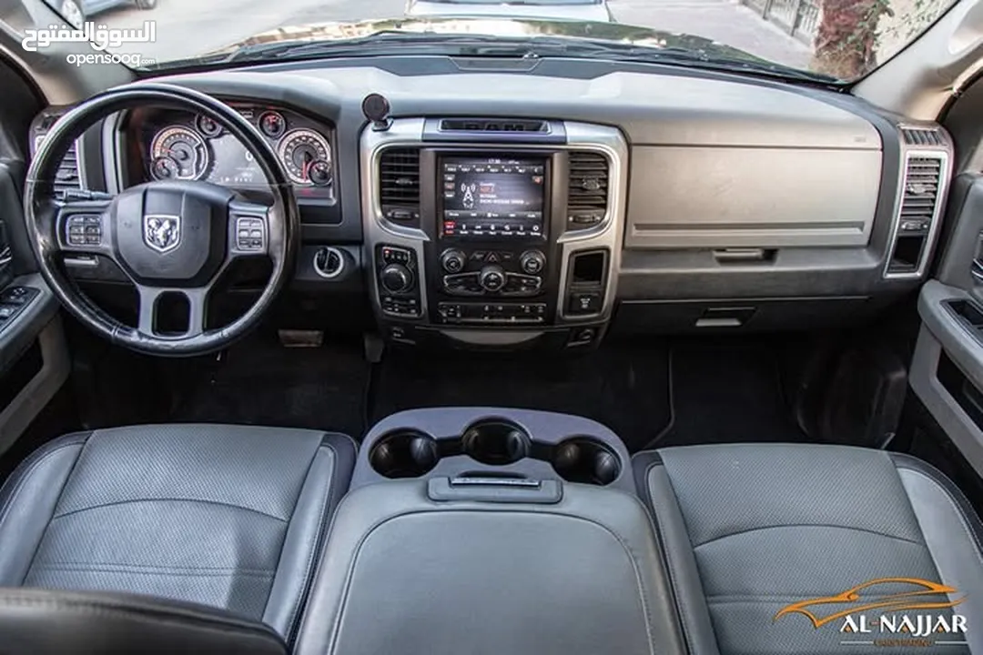 Dodge Ram Big horn 2019 gasoline   البكب بحالة الوكالة و قطع مسافة 51,000 ميل فقط