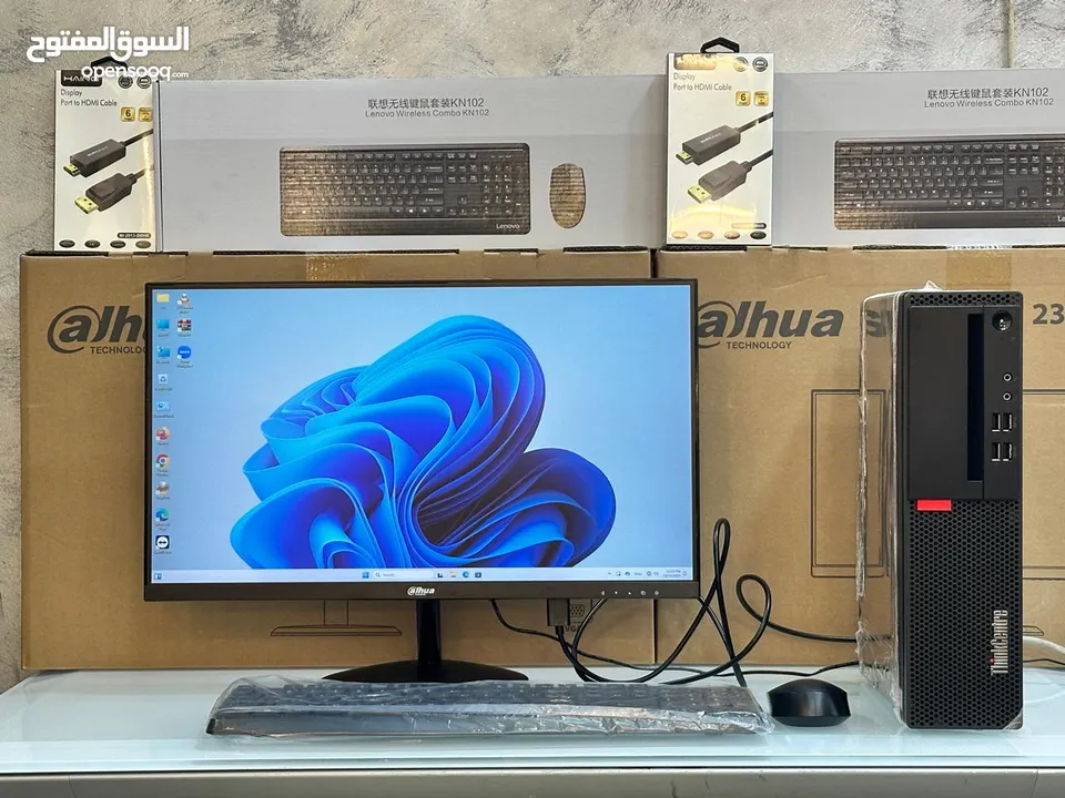 اقوي العروض كمبيوترات امريكيه كامله شاشات24 انش  جديده بلكرتونه  coer i7 RAM16GB