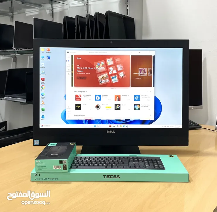 Dell All in one PC Core i5 6th Gen Ram 16GB SSD 256GB.  كمبيوتر مكتبي