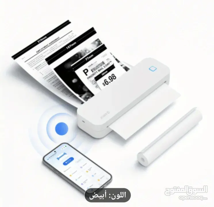 طابعة حرارية لا تحتاج حبر للطباعة نوع اوريكو orico A4 لاسلكية للبيع