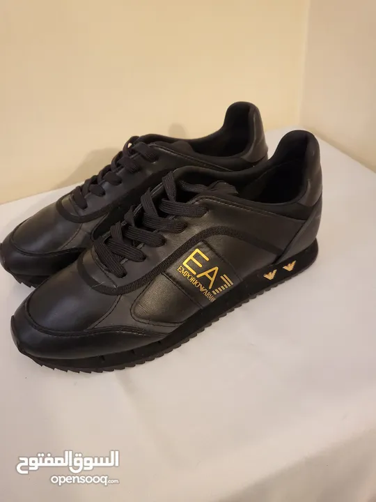 EA7 EMPORIO ARMANI NAVY BLUE SILVER SNEAKERS 40
