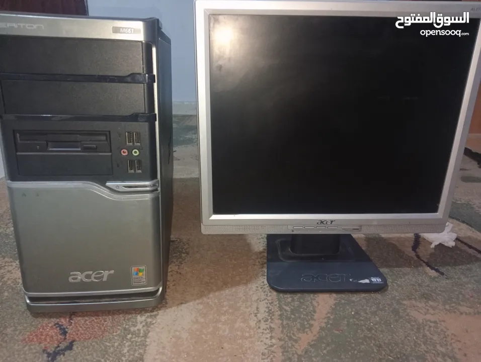 موجود جهاز كمبيوتر مكتبي مع شاشه و بلاي ستيشن 3 مهكره مع ايتين وجهاز كمبيوتر مع شاشه توصيل مجاني