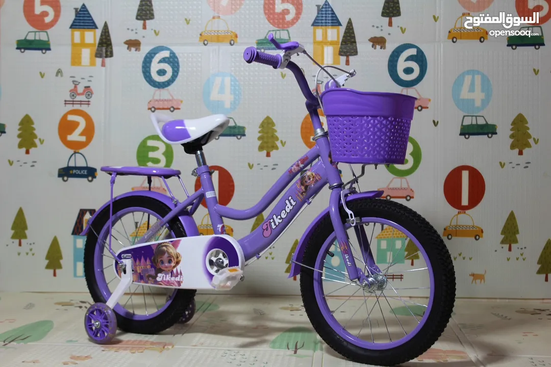 دراجة البنات الجديدة من island toys  – وردية، أنثوية، ومليانة فرح اطلبها الآن