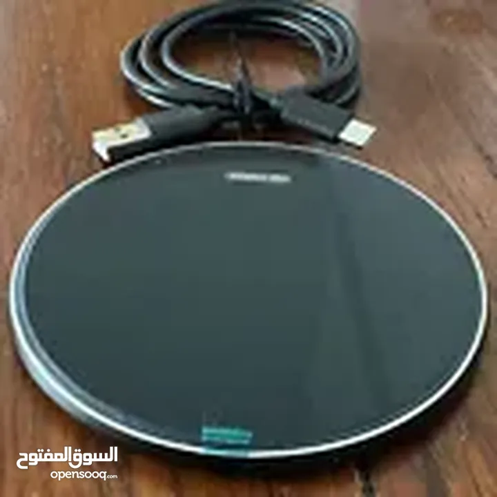 Universal 15W Fast Wireless Charger Pad USB C Powered Charging F