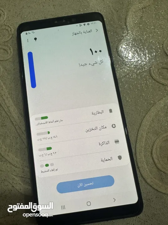 جوال سامسونج شريحتين بحالة ممتازه بالكرتونه سعرر حررق