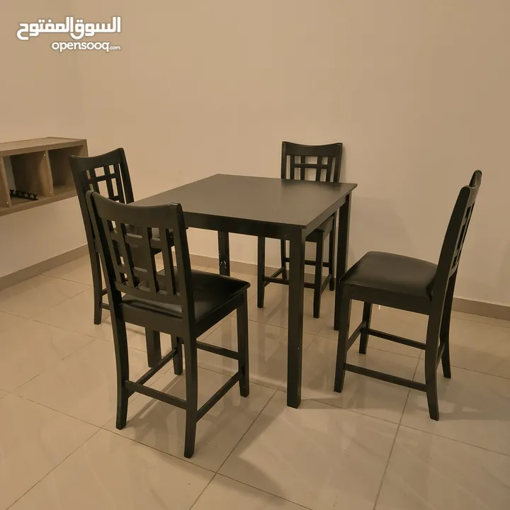 high table with 4 chairs