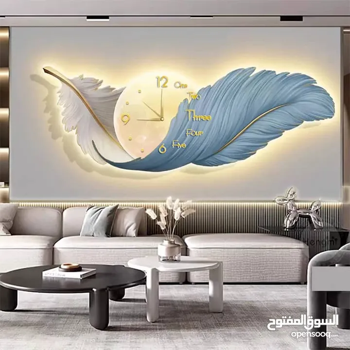 Light of a luminous mural panel